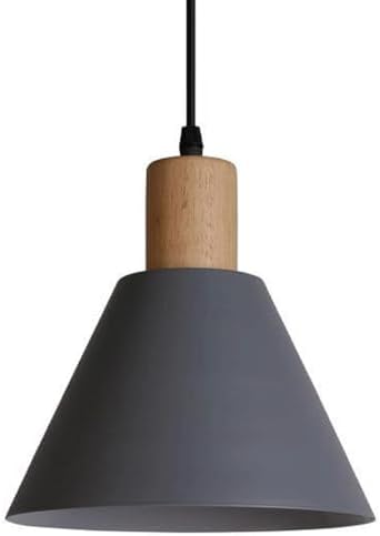 Modern Industrial E27 Wrought Iron Single-Head Pendant Lamp