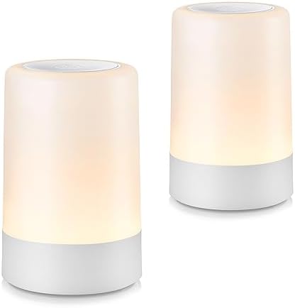 G Keni 2 Pack Rechargeable Baby Night Lights
