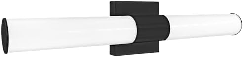 LUXRITE 24-Inch LED Bathroom Vanity Light, Black