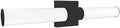 LUXRITE 24-Inch LED Bathroom Vanity Light, Black