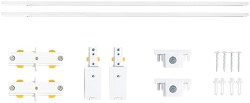 VANoopee 8FT H Track Lighting Rails, White