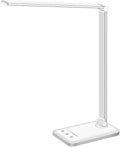 White crown LED Desk Lamp, White, 5 Lighting Modes
