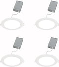 Juno 4-Pack 6-Inch Round LED Recessed Downlight