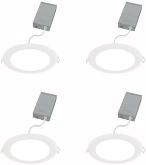 Juno 4-Pack 6-Inch Round LED Recessed Downlight