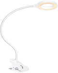 JKSWT Clip-On LED Desk Lamp, 3 Color Modes