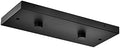 Two-Pendant Linear Canopy Kit, 14 inch Matte Black