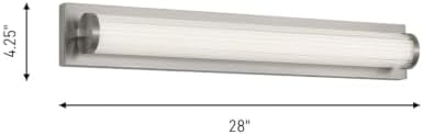 Generation Lighting GLV1511BN-L 28-Inch LED Vanity Light