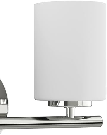 Progress Lighting Replay 2-Light Bath Vanity Light, Polished Nickel