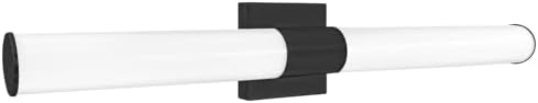 LUXRITE 36-Inch LED Bathroom Vanity Light, Black