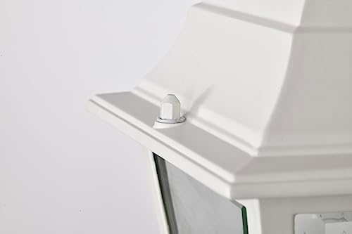 Nuvo 60/546 White Outdoor Post Lantern Fixture