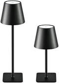 2 Pack Cordless Rechargeable Table Lamps, 3 Color Temperatures