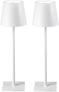 CHLORANTHUS 2 Pack Cordless Table Lamps, 5000mAh Battery