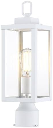 GRUENLICH 16.5" White Outdoor Post Light