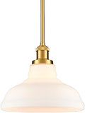 HOLKIRT Gold Opal Glass Pendant Light