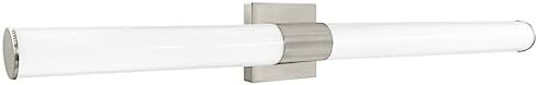 LUXRITE 48 Inch LED Vanity Light, Brushed Nickel