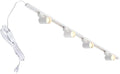 Plug-In 4-Light GU10 Track Lighting Kit, White