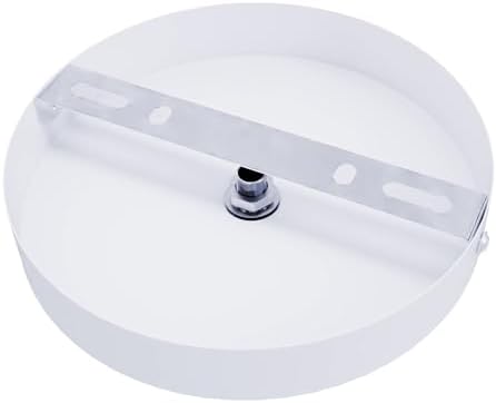 Arturesthome 7" White Ceiling Plate Light Kit