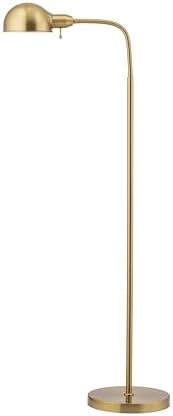 O'Bright Adjustable Floor Lamp, Gooseneck, Brushed Nickel