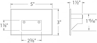 WAC 12V LED Step and Wall Light, 2700K, White