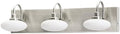 Dimmable 3-Light LED Bathroom Vanity Light, Brushed Nickel