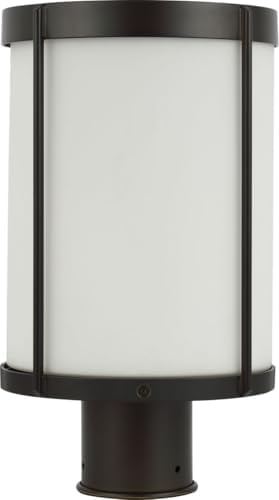 Generation Lighting Luning Outdoor Post Light, Textured Black