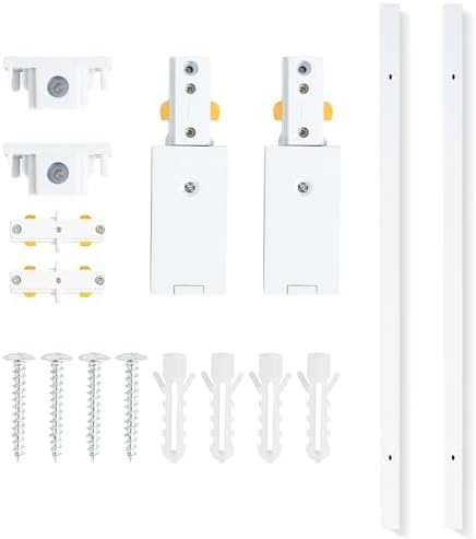 VANoopee 6.6FT H Track Lighting Rails Kit, White