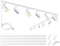 H Type LED White Track Lighting Heads Kit
