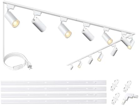 H Type LED White Track Lighting Heads Kit