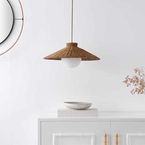 SAFAVIEH Kalena 19.5-Inch Rattan Pendant Light