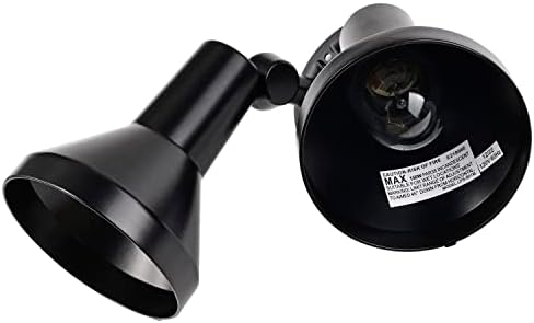 Nuvo Lighting SF77/701 Two-Light Outdoor Flood Light, Black
