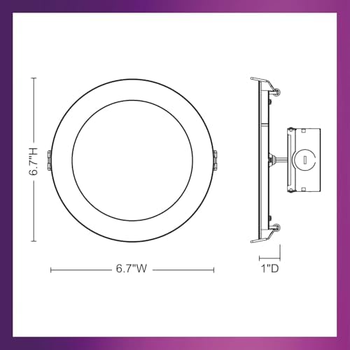 PHILIPS 12-Pack 6-Inch Slim Canless LED Downlight