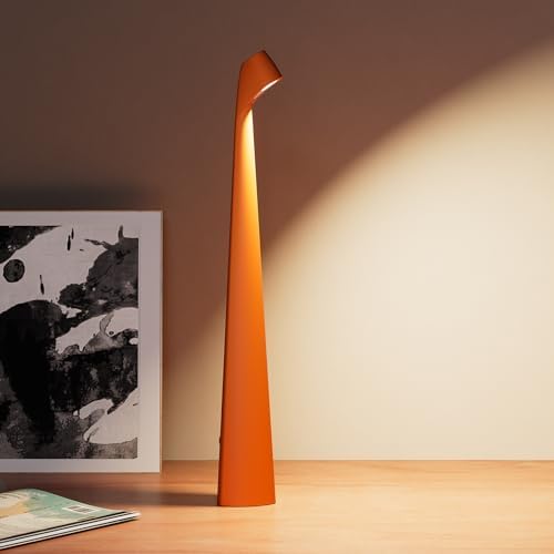 HAPYGI Cordless Rechargeable Metal Table Lamp, 3-Level Brightness