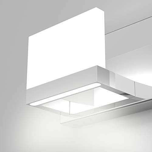 Tipace 8-Light LED Bathroom Vanity Light, Chrome