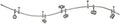 Catalina Lighting 5-Light Track Lighting Kit, Brushed Nickel