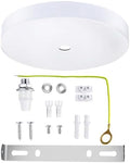 Arturesthome 7" White Ceiling Plate Light Kit