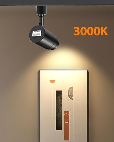 Zoomable 12W H Type LED Track Lighting Heads, 12-Pack