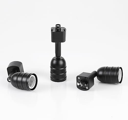 Mecgirn H Track Lighting Heads, E26 Base, 3 Pack