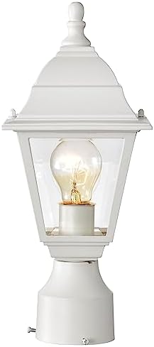 Nuvo 60/546 White Outdoor Post Lantern Fixture