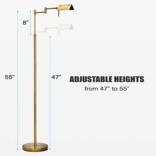 O'Bright Brook Adjustable Dimmable LED Pharmacy Floor Lamp