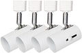 E26 H Type Track Lighting Heads, 4 Pack