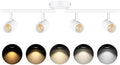 VANoopee 5-Color 4-Light LED Track Lighting Fixture