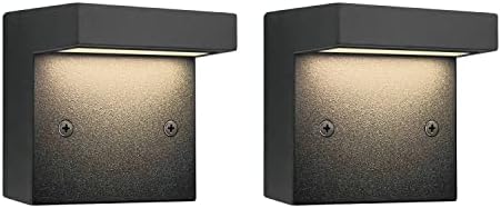 GKOLED 2-Pack Low Voltage LED Deck Lights, Black