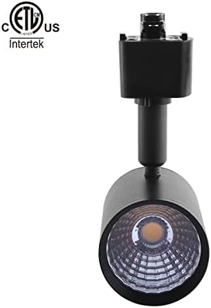 mirrea 6 Pack H Type LED Track Lighting Heads, Black