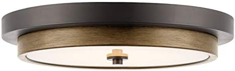 Kira Home Hermosa 14" Integrated LED Semi Flush Mount Ceiling Light