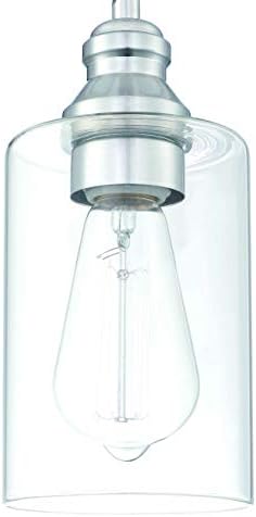 WISBEAM Pendant Light, Nickel, 3-Pack