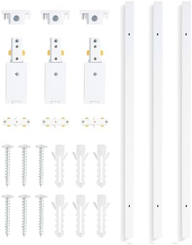 VANoopee 10FT H Track Lighting Rails, White