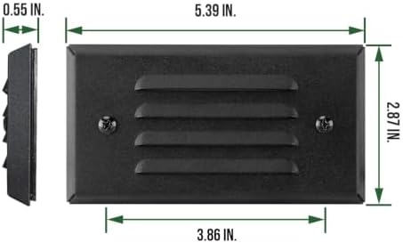 GKOLED Low Voltage LED Step Lights, 6 Pack