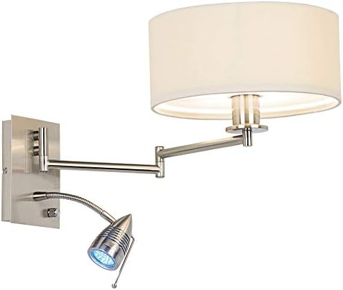 Radix Plug-In Swing Arm Wall Lamp, LED
