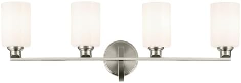 Kichler Gioe 4-Light Brushed Nickel Bathroom Vanity Light