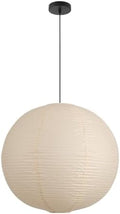 Paper Pendant Light, 20in Off-White